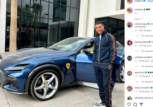 Cristiano Ronaldo’s New Ferrari Purosangue: The First Sports SUV by the Luxury Firm